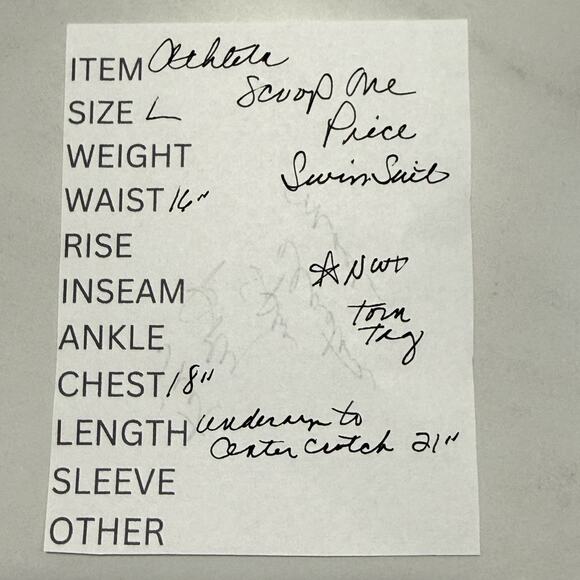 Athleta Scoop One Piece Swimsuit Women Size L Bright Pink NEW with Tag - Picture 12 of 12